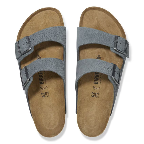 Men's Birkenstock Arizona - Basalt Gray Nubuck