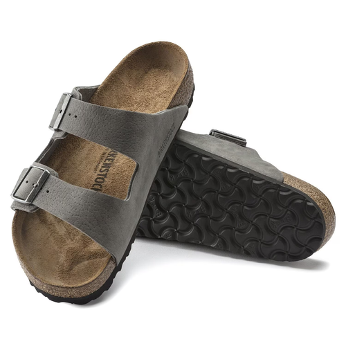 Men's Birkenstock Arizona - Whale Gray Nubuck