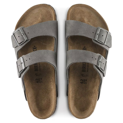 Men's Birkenstock Arizona - Whale Gray Nubuck