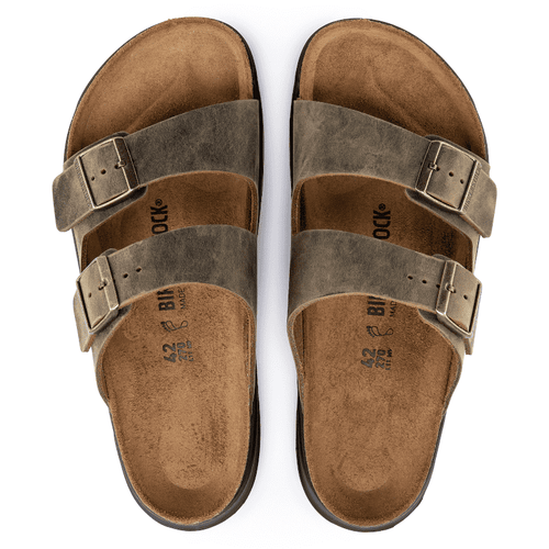 Men's Birkenstock Arizona Rugged - Faded Khaki Oiled