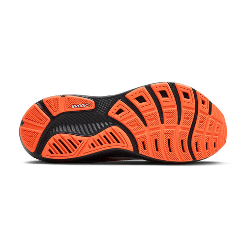 Men's Brooks Ghost 17 - Oyster Mushroom/Orange/Ebony