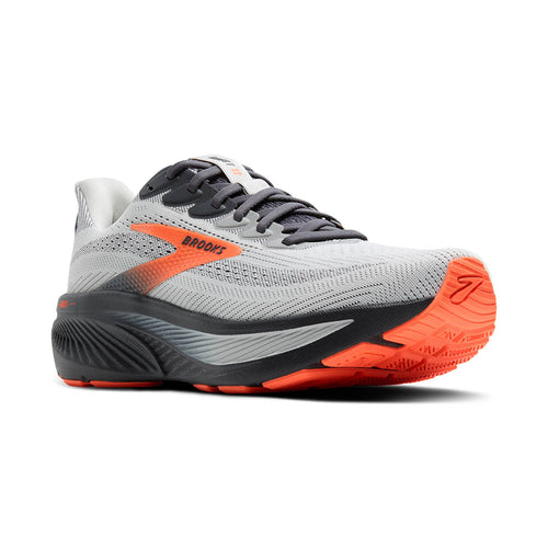 Men's Brooks Ghost 17 - Oyster Mushroom/Orange/Ebony
