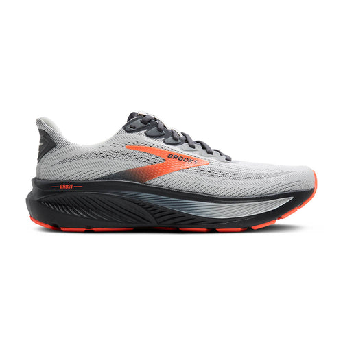 Men's Brooks Ghost 17 - Oyster Mushroom/Orange/Ebony