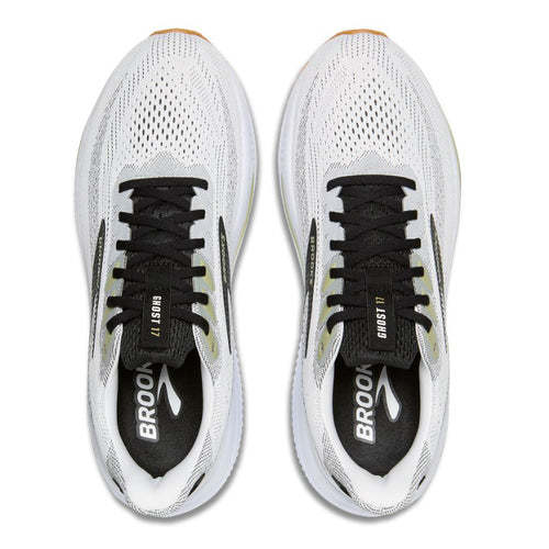 Men's Brooks Ghost 17 - White/Black/Tea
