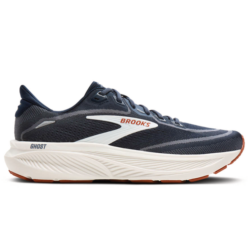 Men's Brooks Ghost 18 - Navy Blazer/Red Earth/Blue