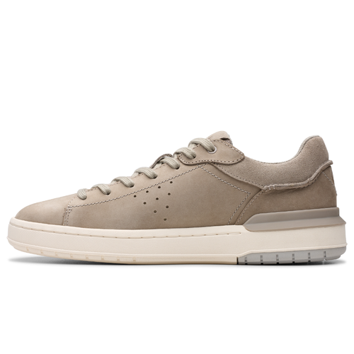 Men's Clarks Courtlite 2 Run - Grey Nubuck
