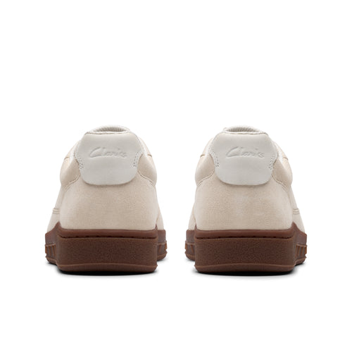 Men's Clarks CraftRally Ace - Off White Suede