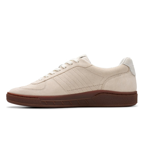 Men's Clarks CraftRally Ace - Off White Suede