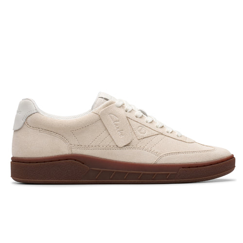 Men's Clarks CraftRally Ace - Off White Suede
