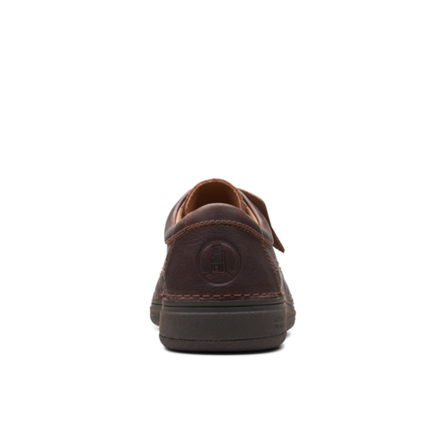 Men's Clarks Nature 5 Lo - Dark Brown Leather