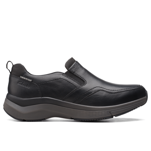 Men’s Clarks Wave 2.0 Edge Moc Waterproof – Black