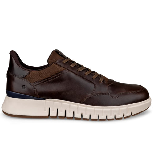 Men's ECCO Gruuv Studio Sneaker - Cocoa Brown