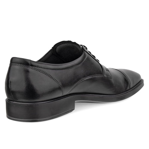 Men's ECCO Metropole Milan Derby Cap Toe - Black