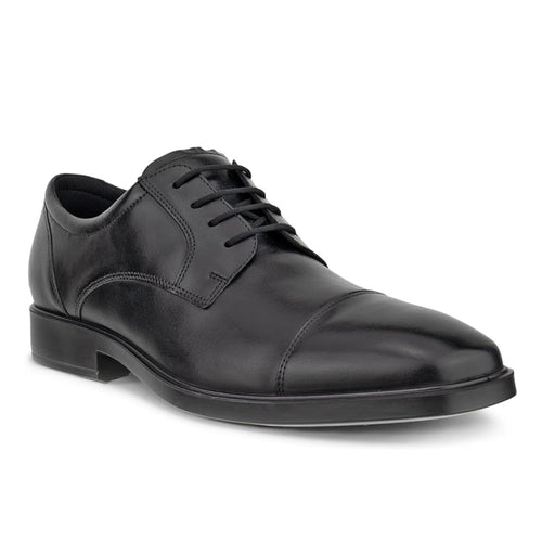 Men's ECCO Metropole Milan Derby Cap Toe - Black