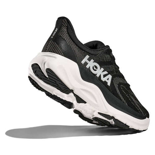 COMING JULY 1: Men's HOKA Arahi 8 - Black/White (BWHT)