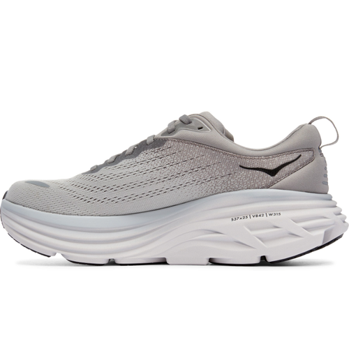 Men’s HOKA Bondi 8 – Sharkskin/Harbor Mist (SHMS)