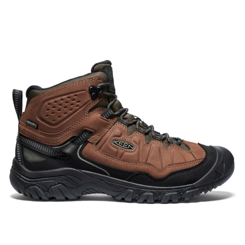 Men's KEEN Targhee IV Mid Waterproof - Bison/Black