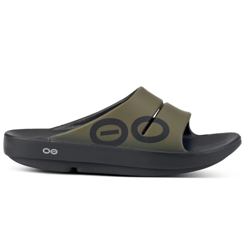 Men's OOFOS OOahh Sport Slide - Tactical Green