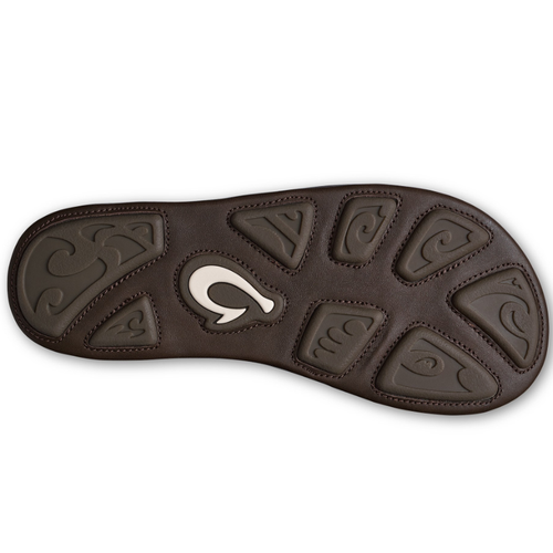 Men's OluKai Aho - Dark Wood/Dark Wood