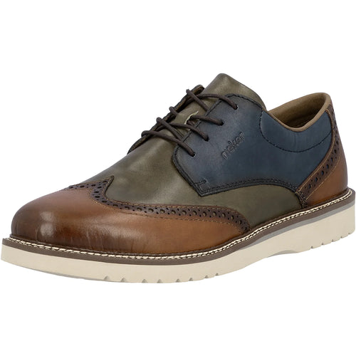 Men's Rieker Alan 04 - Muskat/Forest/Royal Blue