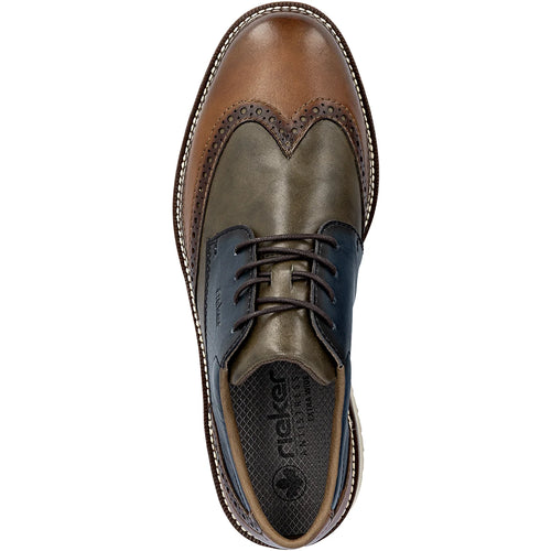 Men's Rieker Alan 04 - Muskat/Forest/Royal Blue