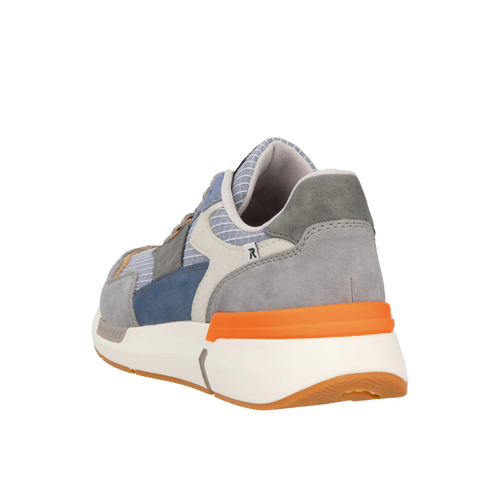 Men's Rieker Justus 02 - Cement/Sand/Xenon Blue
