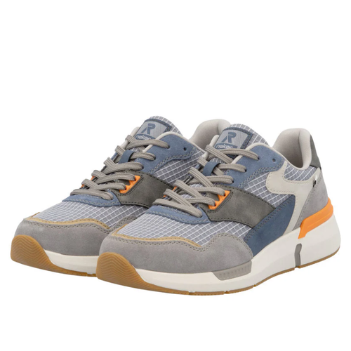 Men's Rieker Justus 02 - Cement/Sand/Xenon Blue