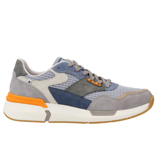 Men's Rieker Justus 02 - Cement/Sand/Xenon Blue