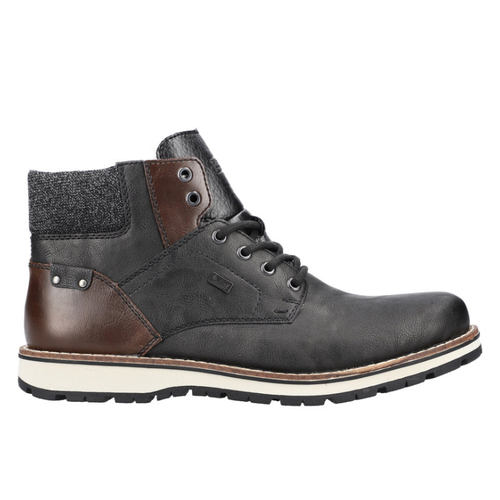 Men's Rieker Ronny 34 - Schwarz/Kastanie/Granit