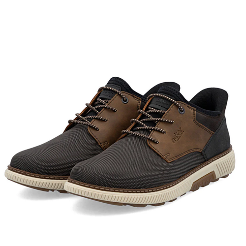 Men's Rieker Stan 57 - Schwarz-Braun/Noce
