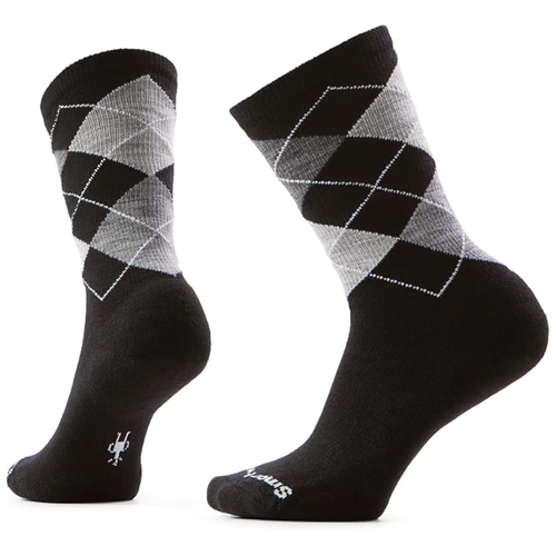 Men's Smartwool Diamond Jim Crew Socks - Black