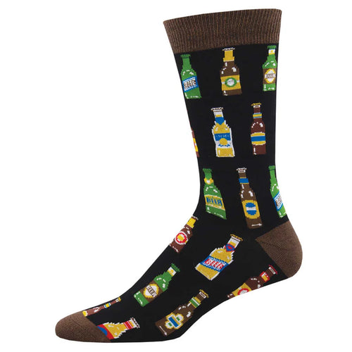 Men's Socksmith 99 Bottles Bamboo Socks – Black