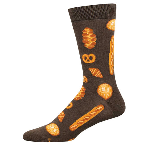 Men's Socksmith Baker’s Dozen Bamboo Socks – Brown Heather
