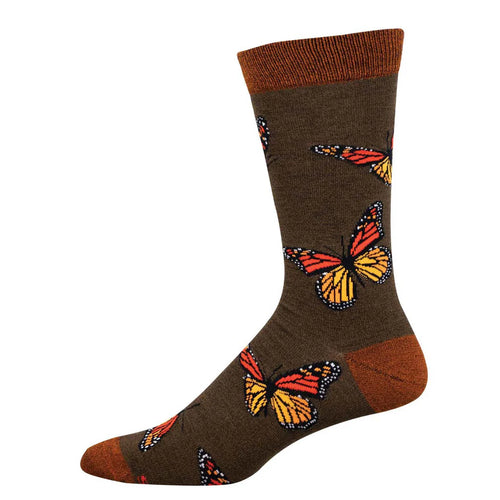 Men's Socksmith Monarchy Bamboo Socks – Brown Heather