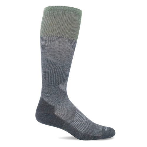 Men's Sockwell Diamond Dandy Moderate Graduated Compression Socks - Charcoal