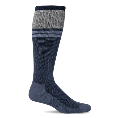 Men's Sockwell Sportster Moderate Graduated Compression Socks - Denim