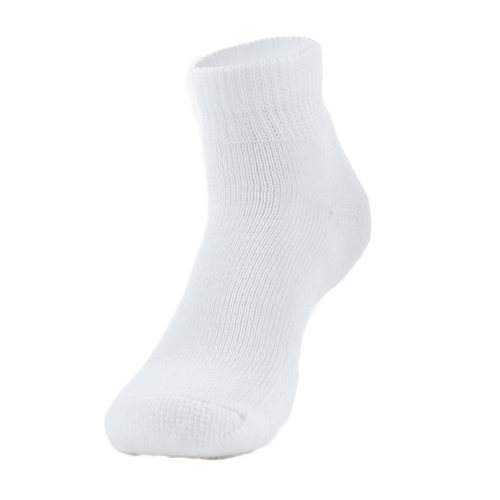 Men's Thorlo Diabetic Moderate Cushion Ankle Socks - White