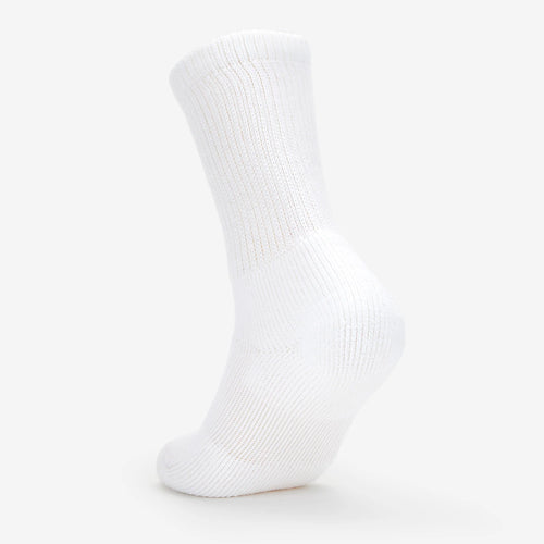 Men's Thorlo Diabetic Moderate Cushion Crew Socks - White