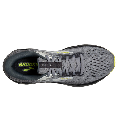 Men’s Brooks Ghost 16 – Primer Grey/Lime