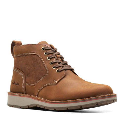Men's Clarks Gravelle Top - Tan Leather