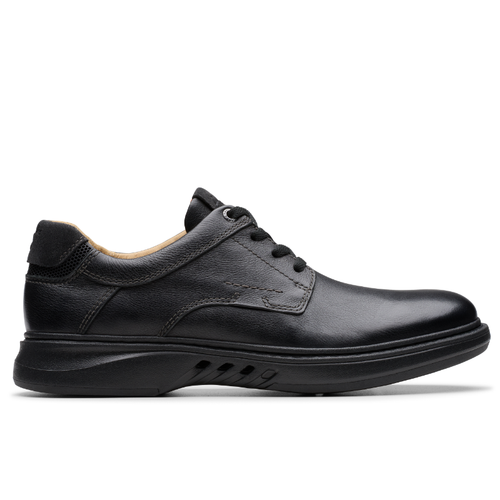 Men's Clarks Un Briley Pace - Black Leather