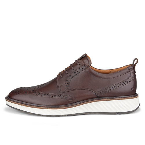 Men's ECCO St.1 Hybrid Wingtip - Cocoa Brown
