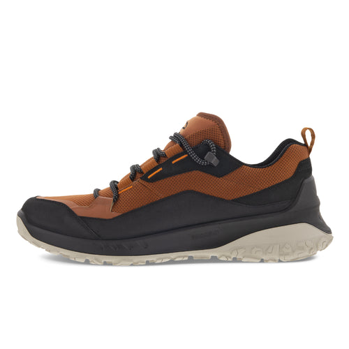 Men's ECCO ULT-TRN Waterproof Low - Black/Cognac