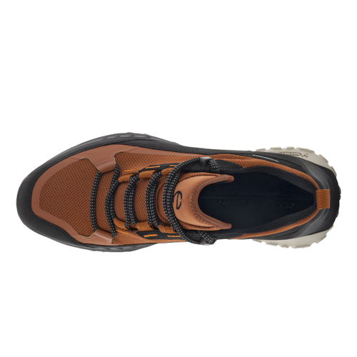 Men's ECCO ULT-TRN Waterproof Low - Black/Cognac