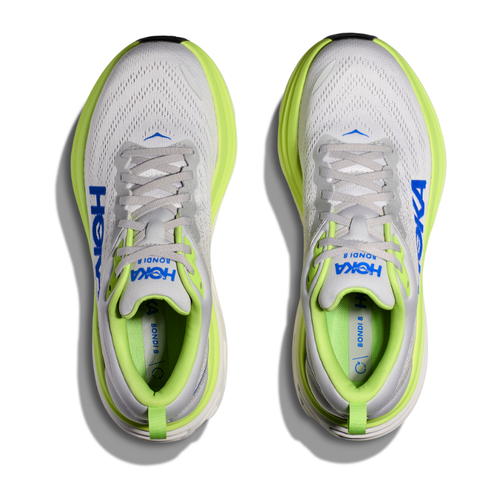 Men’s HOKA Bondi 8 – Stardust/Lettuce (STTC)
