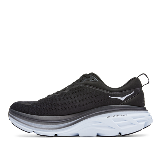 Men’s HOKA Bondi 8 – Black/White (BWHT)