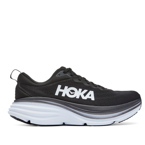 Men’s HOKA Bondi 8 – Black/White (BWHT)