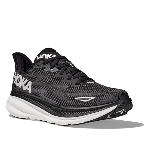Men’s HOKA Clifton 9 – Black/White (BWHT)