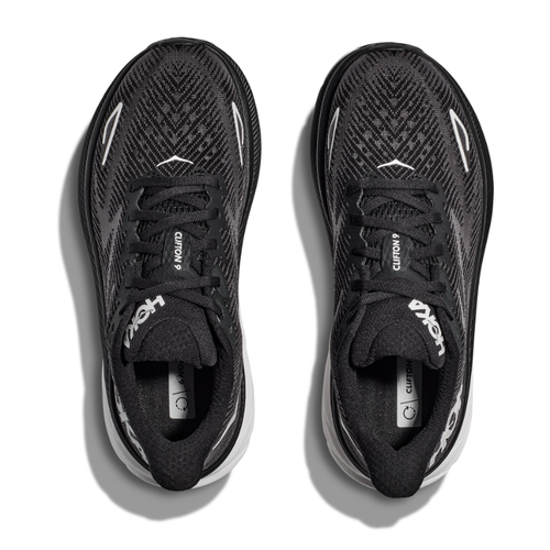 Men’s HOKA Clifton 9 – Black/White (BWHT)