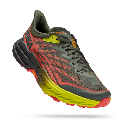 Men's HOKA Speedgoat 5 - Thyme/Fiesta (TFST)